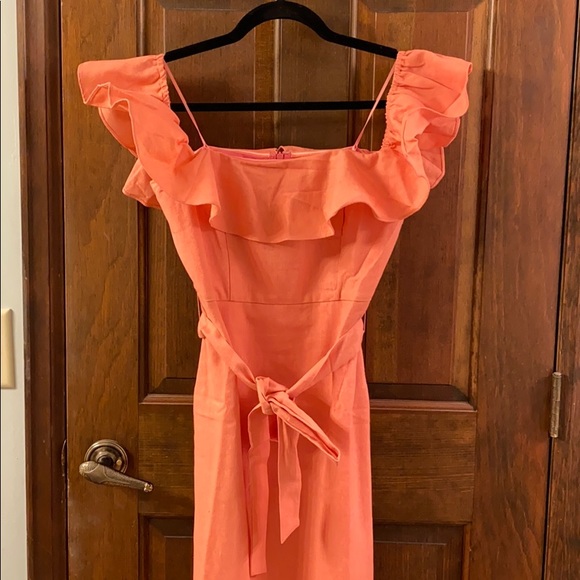 NWOT Sugarlips Rosie Off Shoulder Midi Dress - Picture 2 of 6